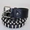 ベルトHuobao New Punk Bullet Belts Men Hip Hop Rivet Belt Male Pu Leath Rock Motorcycle Women Strap for Jeans Ceinture Femme G230207