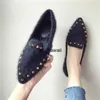 Dress Shoes Newest Fashion Pointed Toe Flat Shoes Woman Winter Fur Flats Plush Furry Soft bottom Loafers Women shoes zapatos de mujer T230208