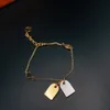 Colliers design hommes et femmes colliers de mode marque pendentif colliers marque designer bracelet collier ensemble avec boîte