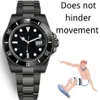 Männer stetige Uhr schwarze Edelstahlblatt Dial 904L Stahl Mode Armband Ultimat Edition Verpackung261l