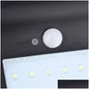 Lampes solaires Brelong étanche 36Led capteur infrarouge éclairage de jardin lampe murale pour route noir/blanc avec poteau sans tige livraison directe Dhmqa