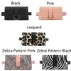 Waist Bags Female Girdle Leopard Stripe 2 In 1 Ladies Belt Mobile Phone Flap Leather Fanny Pack 230208