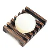 Doğal ahşap bambu sabun bulaşık tepsisi tutucu depolama sabun raf tabak kutusu kabı banyo duş tabağı banyo fy4366 tt0208