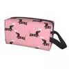 Cosmetic Bags Sausage Dog Bag Women Cute Large Capacity Dachshund Makeup Case Beauty Storage Toiletry