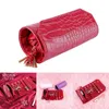 Bekijkboxen Roll -opslag organizer voor ringen Earring kettingen Accessoire Gift Velvet Inside DainTable