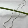 Hangende kettingen ventilator Zhiqiao Koreaanse mode 925 Sterling Silver Olive Bead ketting ketting