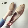 Dress Shoes Newest Fashion Pointed Toe Flat Shoes Woman Winter Fur Flats Plush Furry Soft bottom Loafers Women shoes zapatos de mujer T230208