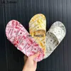 Slippers Fashion New Women Men Slippers Summer Beach Flip Flops Flat Slides Money Usd Dollar Design Luxury Ladies Slides Wholesale 0208V23