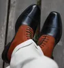 Mixcolor volnerf lederen chelse laarzen Britse stijl kantoorlaars Martin schoenen