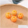 Pozostałe 30pcs Cute Fruits Components Uraskom Tangerine Stberry Cabochon Scrapbooking Hair Bow Center Obieby