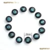 Charms 12Pcs/Lot Snap Button Luminous 12 Constellations Zodiac Glass Charm For Bracelet Necklace Keychain Diy Jewelry Drop Delivery Dhpmf