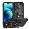 Тонкий чехол Armor для iPhone 15 Pro Max Armor с магнитным автомобильным креплением и подставкой 13 12 11 X 8 SE, чехлы для мини-телефонов