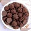 Other 30Pcs Simation Ice Cream Ball Flat Back Resin Components Cabochon Flatbacks Fake Food Phone Decoration Diy Scrapbooking Dh8Oe