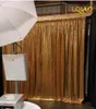 Curtain Perfectly 10FTx10FT Glitter Gold Sequin Fabric Background Pobooth Backdrop Wedding For Christmas/Wedding Decor