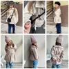 Coat KISKISSING Girl Children's Coat Spring Solid Toddler Autumn Jacket Clothing for Kids Outerwear Fashion Children Coat Girls 230208