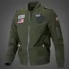 Jaquetas masculinas Mens Bomber Pilot Winter Parkas Exército Militar Motocicleta Carga Outerwear Força Aérea Casaco Tático Homem 230207