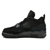 Erkekler için 4 basketbol ayakkabısı 4s askeri kara kedi erkek spor spor ayakkabıları