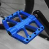 Bike Pedals 1Pair Bike Platform Pedal Anti Slip Easy Installation Accessory Road Bike Mountain Bike Clipless Pedal for Bicycle 0208