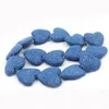 Großhandel 28MM Bunte Herzform Lava Stein Perlen Diffusor Ätherisches Öl Natürliche Stein Perle Für Die Herstellung Von Armband