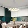 Chandeliers Nordic Glass Bubble Creative Personality Pendant Lamps Clothing Store Bedroom Dining Room Home Decor Lampara