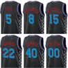 Tryckt förening uttalande Basketball Domantas Sabonis Jersey 10 Trey Lyles 41 Terence Davis 3 KZ Okpala 30 Malik Monk 0 Kevin Huerter 9 för sportfans man