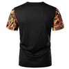 Heren t shirts zomer 2023 mannen casual geprinte losse korte mouwen mode ronde nek t-shirt mannetjes ademende snel drogende oversized