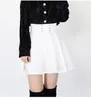 Skirts Autumn Winter Harajuku Punk Style Black And White High Waisted Lace-Up Sexy A-shaped Pleated Charming Plus Size Skirt Short