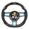 For Porsche Panamera Carbon Fiber Steering Wheel Compatible for 991 981 718 997 LED Performance