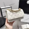 CC Bags Luxury Brand Walls 22K Armband Chain Handle Totes WOC Bags Wallet With Gold Metal Matelasse Crossbody Shoulder Purse Card Holdering