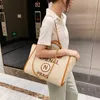 Negozi Esporta borse online Estate Nuova borsa da donna Versione Borsa da spiaggia in tessuto portatile con tracolla a catena di grande capacità