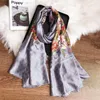 2023 Wholesale Brand scarf 100% silk brand women wear Scarves designer luxury summer long scarf label 180x90Cm shawl no box