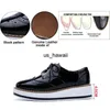 Dress Shoes comemore Spring Autumn Women Platform Flats Leather Lace up Classic Bullock Footwear Female Oxford Shoes Woman Lady Comfortable T230208