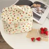 Evening Bags Liberty Quilting Cotton Makeup Bag Women Zipper Cosmetic Organizer Large Cloth Box Cute Make Up Purse Portable Toiletry Case 230208