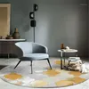 Tappeti Nordico Vecchio Stile Arancione Grigio Geometrico Floreale Tappeto Rotondo Tappeto Soggiorno Marocco Decorazione Tappetino Comodini Per La Camera Da Letto1