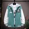 Heren Jackets 2023 Lentekap op de lente Honkbalheren Harajuku Patroonletter Gedrukte patchwork College Style Casual unisex vrouwen