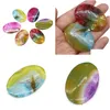 Charms 1st Natural Stone Pendants Egg Forme Agates for Women Jewelry Making DIY Armband Halsband Tillbeh￶r Storlek 30x45mm DR DHT6M