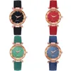 سماء نسائية الساعات العلامة التجارية الفاخرة السيدات مشاهدة بو الجلود مشاهدة النساء الإناث Quartz Wristwatches Montre Femme Reloj Muje 8 Colors