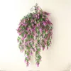 Decorative Flowers 2pcs Artificial Ivy Leaf Garland Fake Foliage Wall Hanging Basket Flower Wedding Festival Party Home Garden Shop