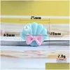 Andere 20 -stcs/lot kawaii harscomponenten shell flatback cabochon plakboeking fit telefoon haar boog verfraaiingen diy accessoires drop d dh8lu