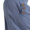 女性のズボン80％女性ファッションカプリランタンシェイプ垂直ポケットコットンズボンルースカジュアル女性ソリッドカラーホム用のブルマー
