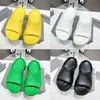 Nya kvinnliga tofflor Kvinna Slides Designer Slipper Foam Black White Red Platform Sandaler Flip Flops With Box