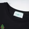 Camisetas masculinas foto real photo Casablanca esportes de tênis colorido letra impressão tshirt homens homens mulheres tamanho asiático gotejamento camiseta j230208