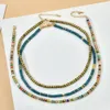 Beaded halsband Zmzy Bohemian Natural Stone Necklace Women's Fashion Halsbandsmycken krage Para Mujer Colgante Choker Trendiga tillbehör 230208