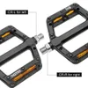 Cykelpedaler Mzyrh Reflective Nylon 3 Lager Bicycle Pedals Ultra-Light Anti-Slip Road MTB Bike Pedal Waterproof Bicycle Parts 0208