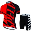 Set di maglie da ciclismo Set di maglie da ciclismo Abbigliamento da ciclismo da uomo Estate Manica corta MTB Tuta da bici Abbigliamento da bici Ro248Q