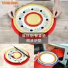 Table Mats Set Of 2 Piece FDA Standard Two Round Platinum Silicone Heat Insulation Pads Multi-purpose