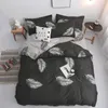 Bedding Sets Bed Linens Pastoral Style Set 3d Comforter Cover Simple Floral Plaid Home Textil 4pcs Duvet