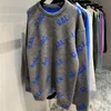 セーターメンズセーターニットデザイナールーズ特大のジャンパー豪華なカジュアルな秋の女性刺繍文字スウェットシャー