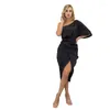 Casual Dresses Women Solid Color Summer Dress Europe And America Sexy Street Style Clothes 3 Colors Drop