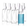 Garrafas de embalagem 60 ml 2 on￧as Mini spray de n￩voa extra com bombas de atomizador para ￳leos essenciais viagens por maquiagem port￡til PP/PET PL￁STICO DHLNE